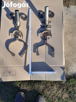 Kovácsolt vas zászlótartó rúd