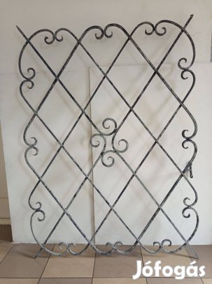 Kovácsoltvas ablakrács készlet 4 db (3 nagy + 1 kisebb)
