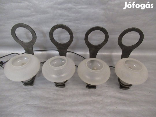 Kovácsoltvas asztali és fali lámpák