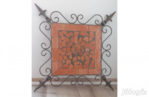 Kovácsoltvas fali kép