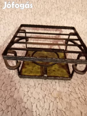 Kovácsoltvas fondue állvány