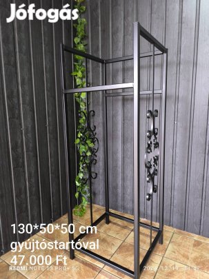 Kovácsoltvas jellegű Tüzifa Tároló állvány Akciós GLS 