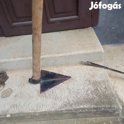 Kovácsoltvas kapa antik nyelezett