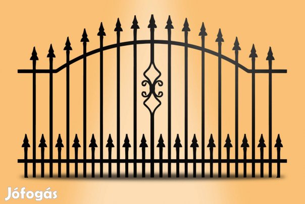 Kovácsoltvas kerítés elem