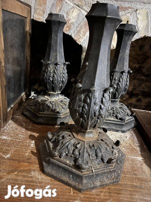 Kovácsoltvas lámpatalp