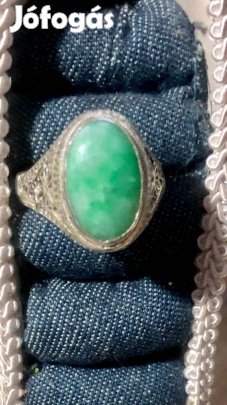 Köves ezüst gyűrű állítható új méret