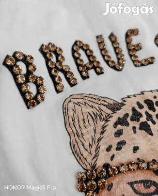 Köves női pamut designer póló