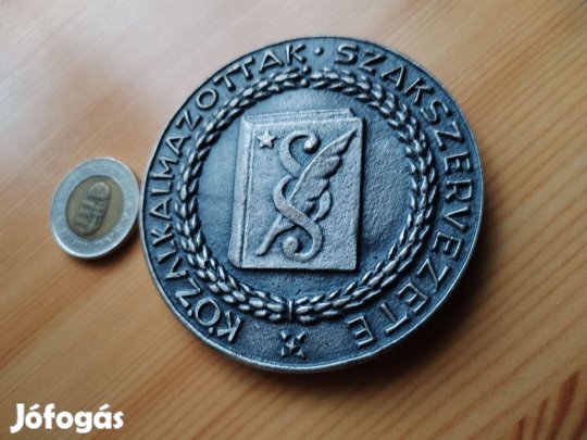 Közalkalmazottak 40 éves Szakszervezeti tagságáért emlékérm