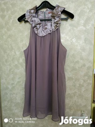 Közép lila lenge muszlin ruha M-es