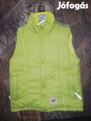 Közepesen bélelt almazöld mellény