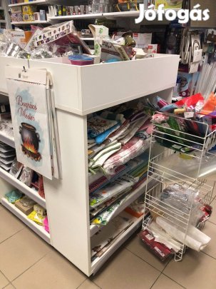 Középgondola/ boltberendezés/ bolti polc/gondola/Bútorlapból készült