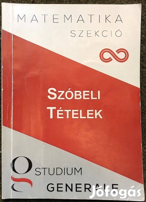 Középiskolai tankönyv Matematika szóbeli tételek