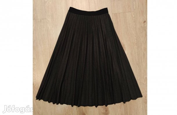 Középszürke F&F rakott szoknya (10/S)