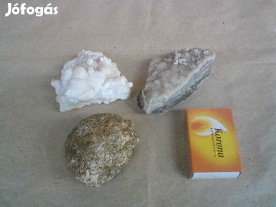 Kőzetek, ásványok 3 db. ásvány