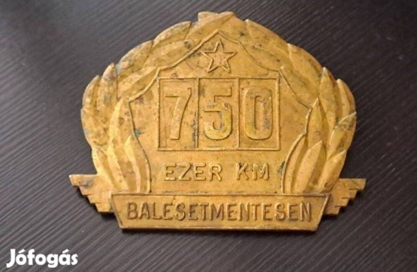 Közlekedésért 750 ezer kilométer balesetmentesen