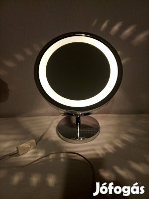 Kozmetikai tükör (homorú, nagyítós) világítós asztali BM 9500