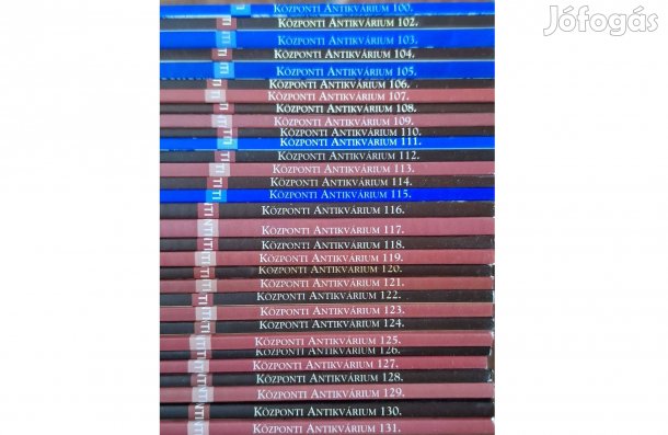 Központi antikvárium aukciós katalógusai