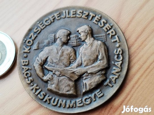 Községfejlesztésért kitüntető plakett Régi Bács Kiskun megye