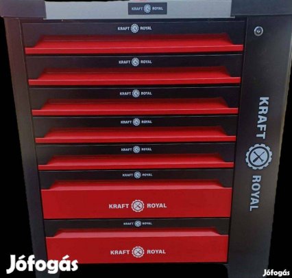 Kraft royal szerszámos kocsi 457 darabos