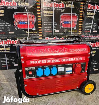 Kraftech Benzinmotoros Generátor 9500W KT9500