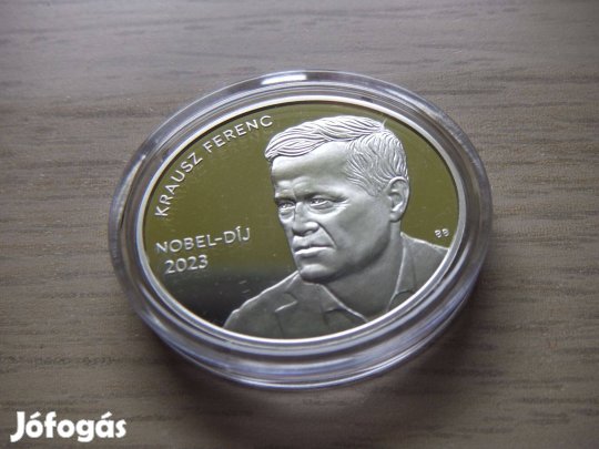 Krausz Ferenc Ezüst Emlékérem 2023 zárt kapszulában + Tanúsítvány