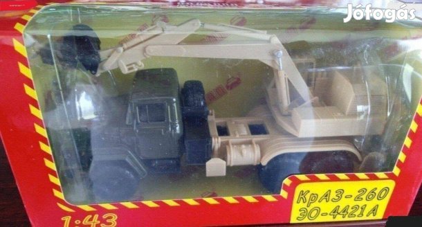 Kraz 260 markolo EO-4421A kisauto modell 1/43 Eladó