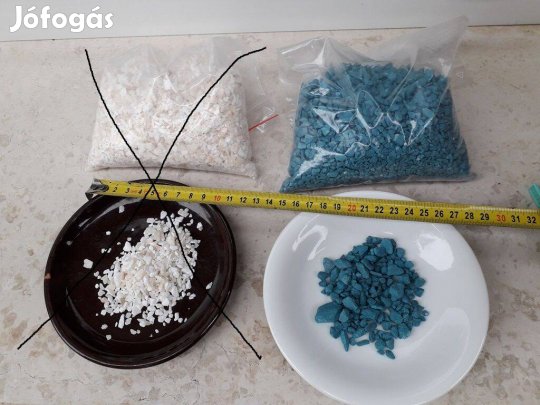 Kreatív díszítésekhez kavics, alapanyag