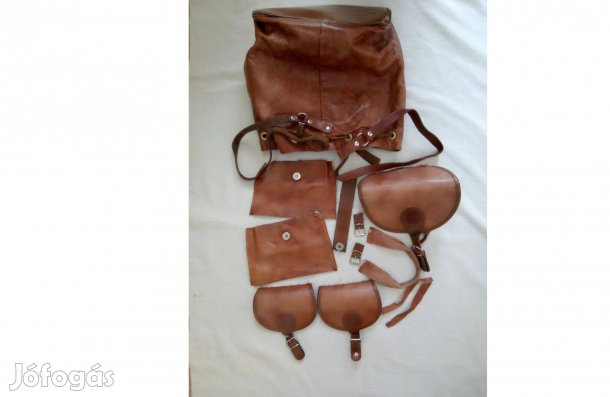 Kreatív felújítás, szétbontott valódi bőr hátizsák újra varrása