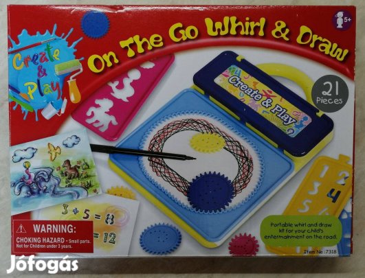 Kreatív spirál rajzoló szett