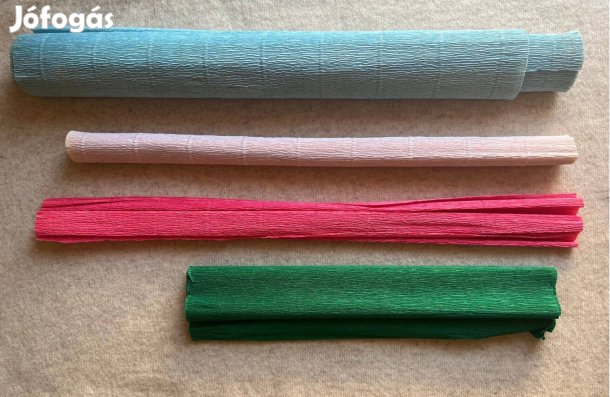 Krepp papír tekercsek csomag