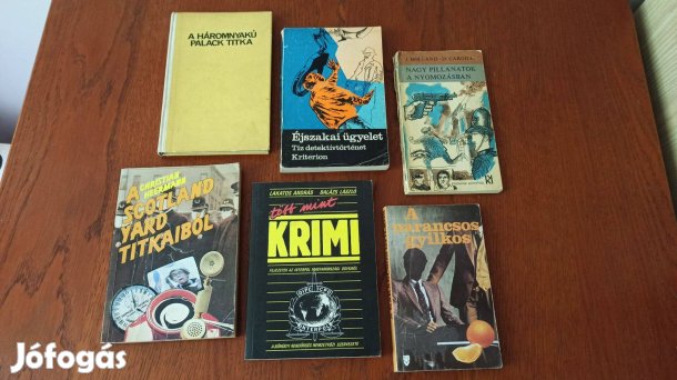 Krimi antológiák / 6 db könyv