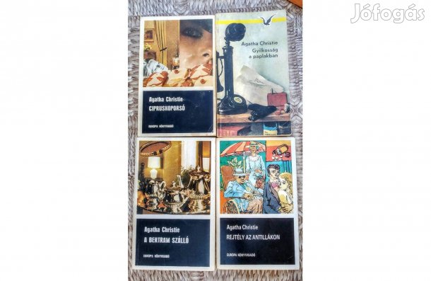 Krimi csomag Agatha Christie négy könyve Sok Mást Is Hirdetek