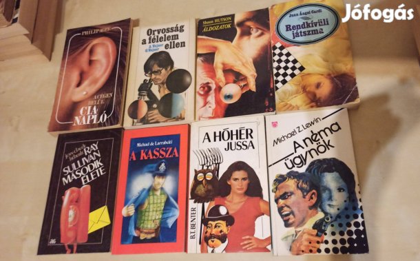 Krimi könyvcsomag / 8 db könyv