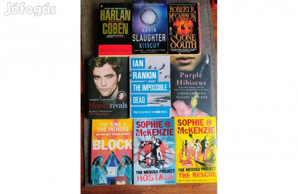 Krimik fantasyk angol nyelvű sok kép zömmel olvasatlan újak Sok Mást