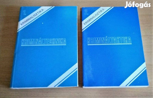 Krimináltechnika 1-2 Rendőrtiszti Főiskola tankönyv