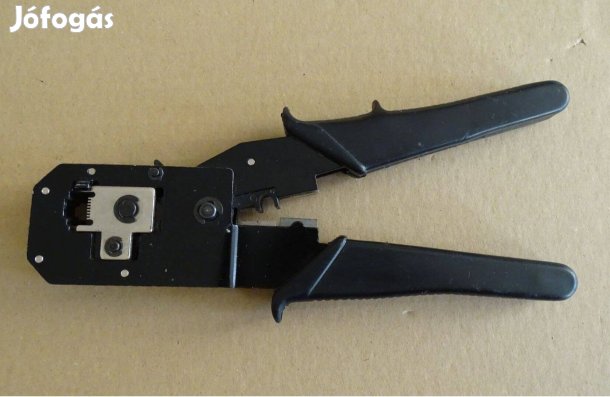 Krimpelő présfogó vágó szerszám RJ-csatlakozókhoz