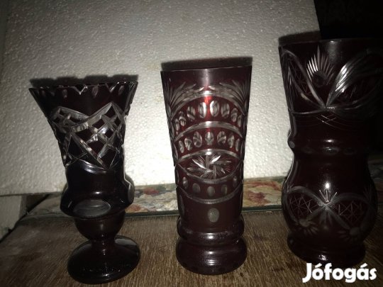 Kristály Virág váza 