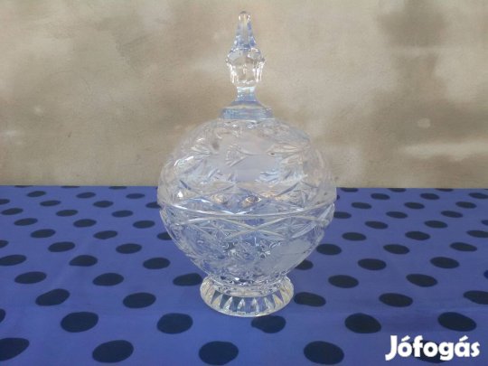 Kristály bonbonier, dísztárgy