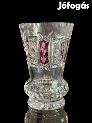Kristály csiszolt pohár