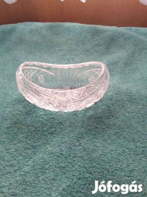 Kristály cukorka tartó, kínáló