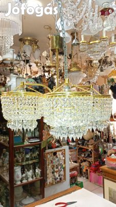 Kristály függős csillár