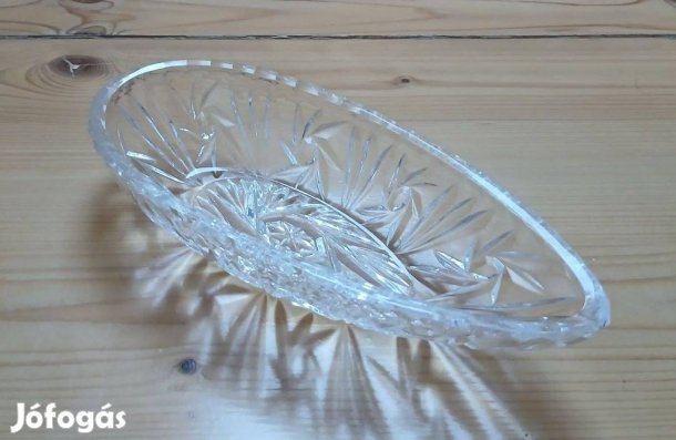 Kristály kínálótál eladó
