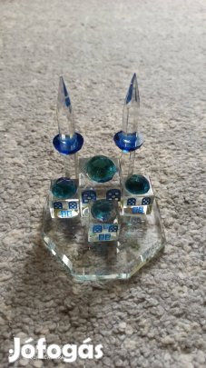 Kristály mecset alakú dísztárgy