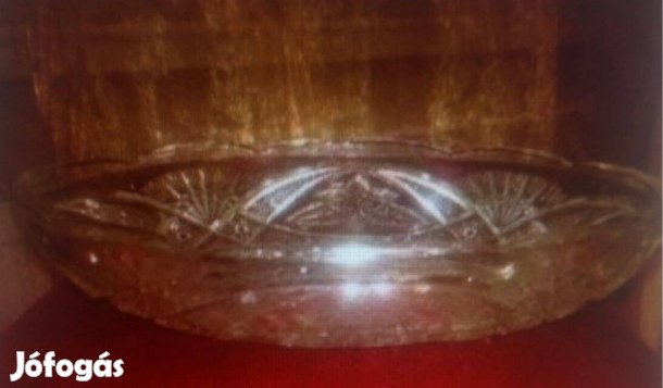 Kristály tál eladó