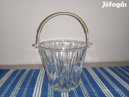 Kristály üveg jégtartó