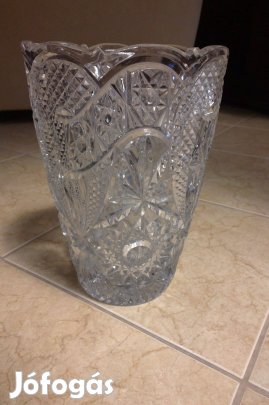 Kristály üveg váza