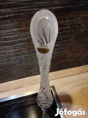Kristály üvegváza 30 cm