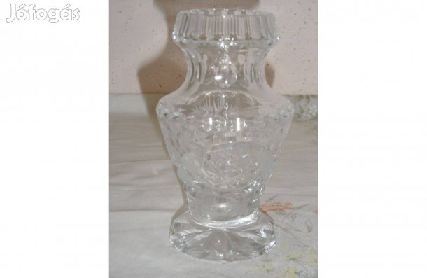 Kristály váza ( 14.5 cm. )