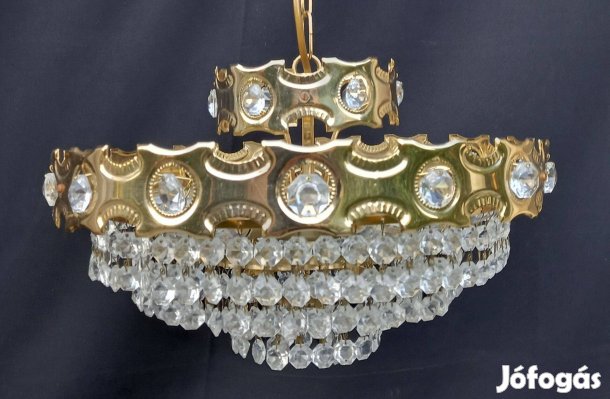 Kristálycsillár Hollywood Regency stílus