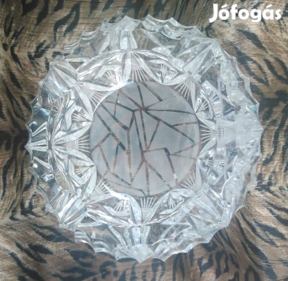 Kristályüveg hamutartó